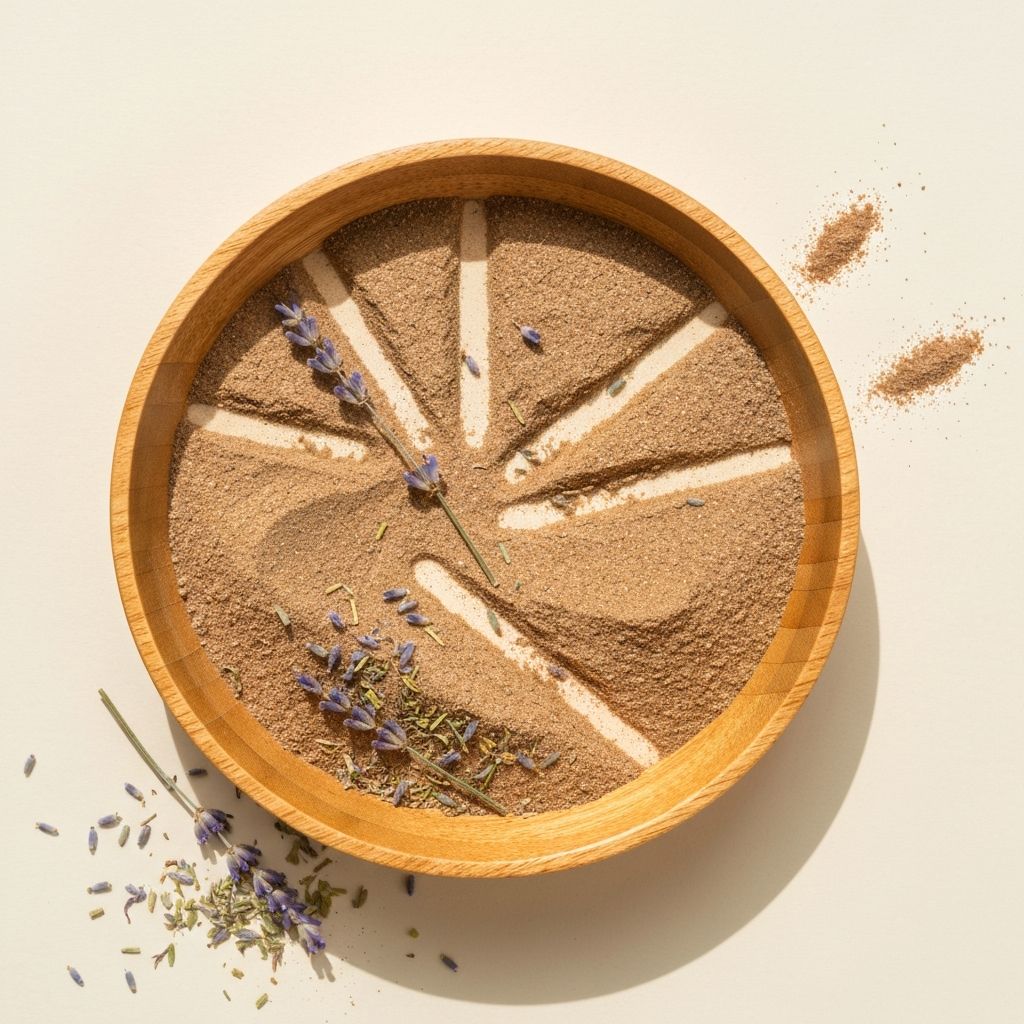 Pulverform von natürlichen Zusatzstoffen